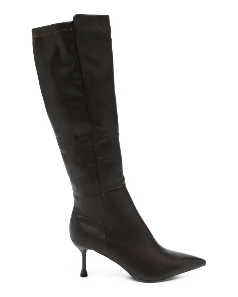 Uma Parker pointed-toe leather boots - Braun Braun