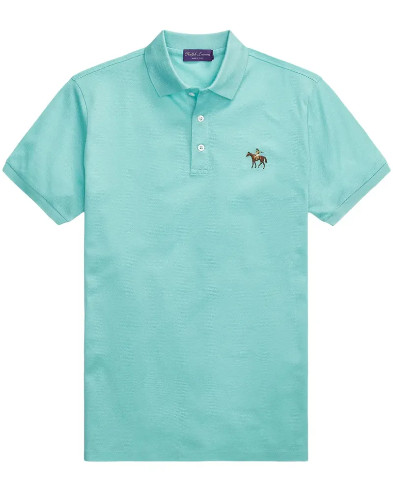 Ralph Lauren Poloshirt mit Logo-Stickerei - Blau Blau