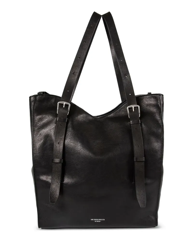 Ann Demeulemeester Mittelgroße Schultertasche - Schwarz Schwarz