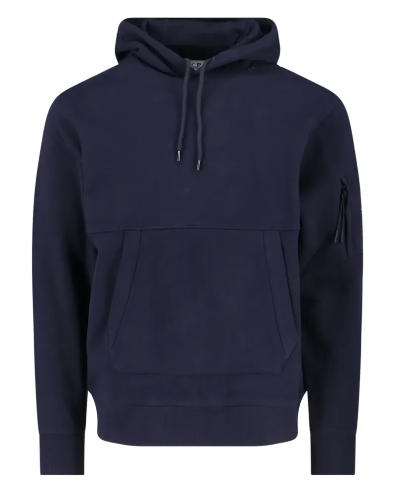 C.P. Company Hoodie mit Linsen-Detail - Blau Blau