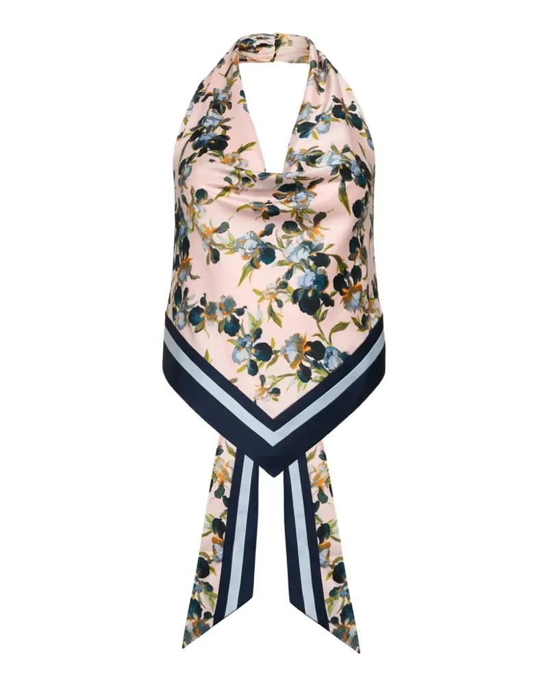 Cinq à Sept Asher halterneck top - Rosa Rosa