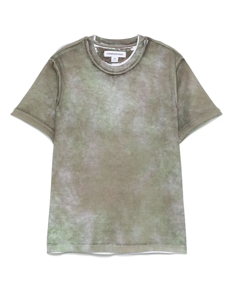 Charlie Constantinou T-Shirt mit Print - Grün Grün