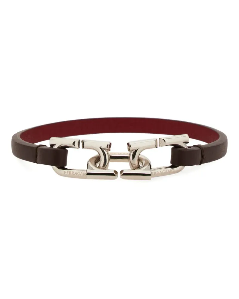 Ferragamo bicolor Gancini bracelet - Silber Silber