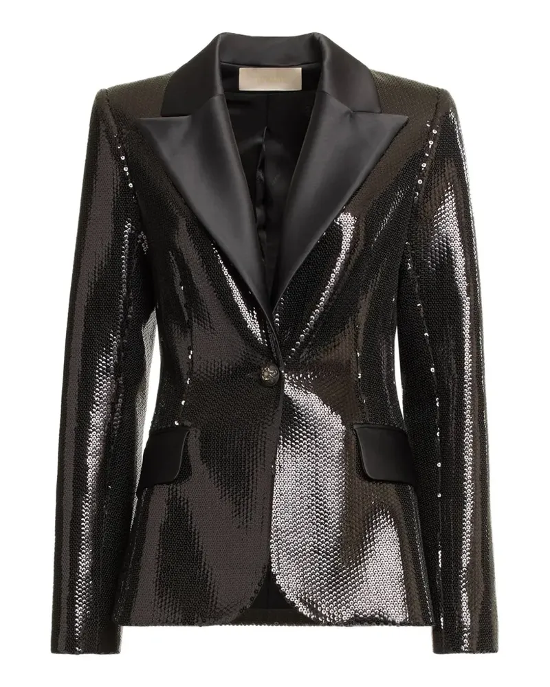 Elie Saab Blazer mit Pailletten - Schwarz Schwarz