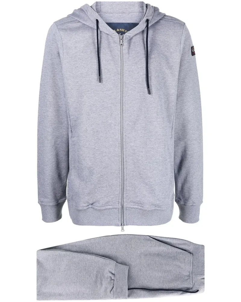 Paul & Shark Jogginganzug mit Reißverschluss - Grau Grau