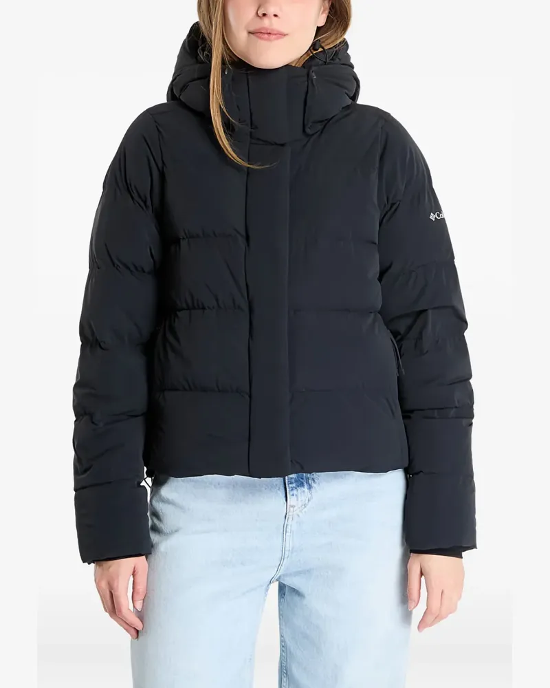 Columbia Sportswear Company logo-print padded jacket - Schwarz Schwarz