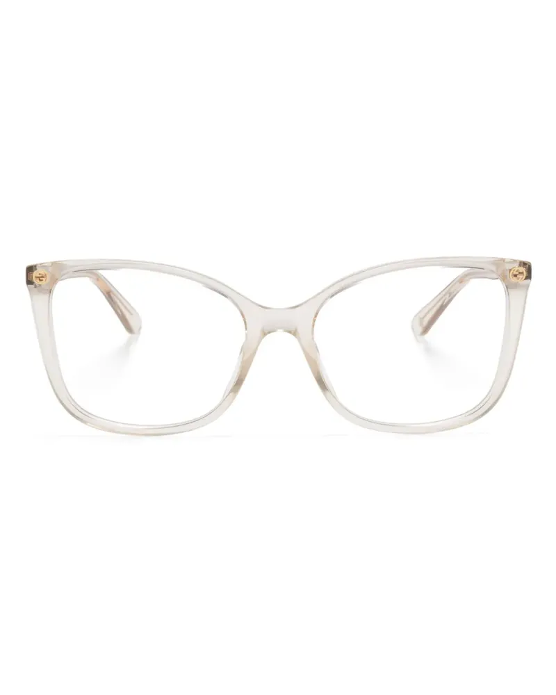 Gucci Brille mit Cat-Eye-Gestell - Nude Nude