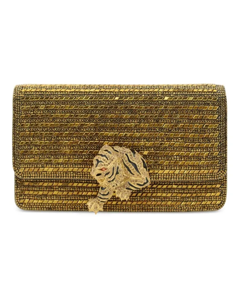 Roberto Cavalli Roar Clutch - Gold Gold