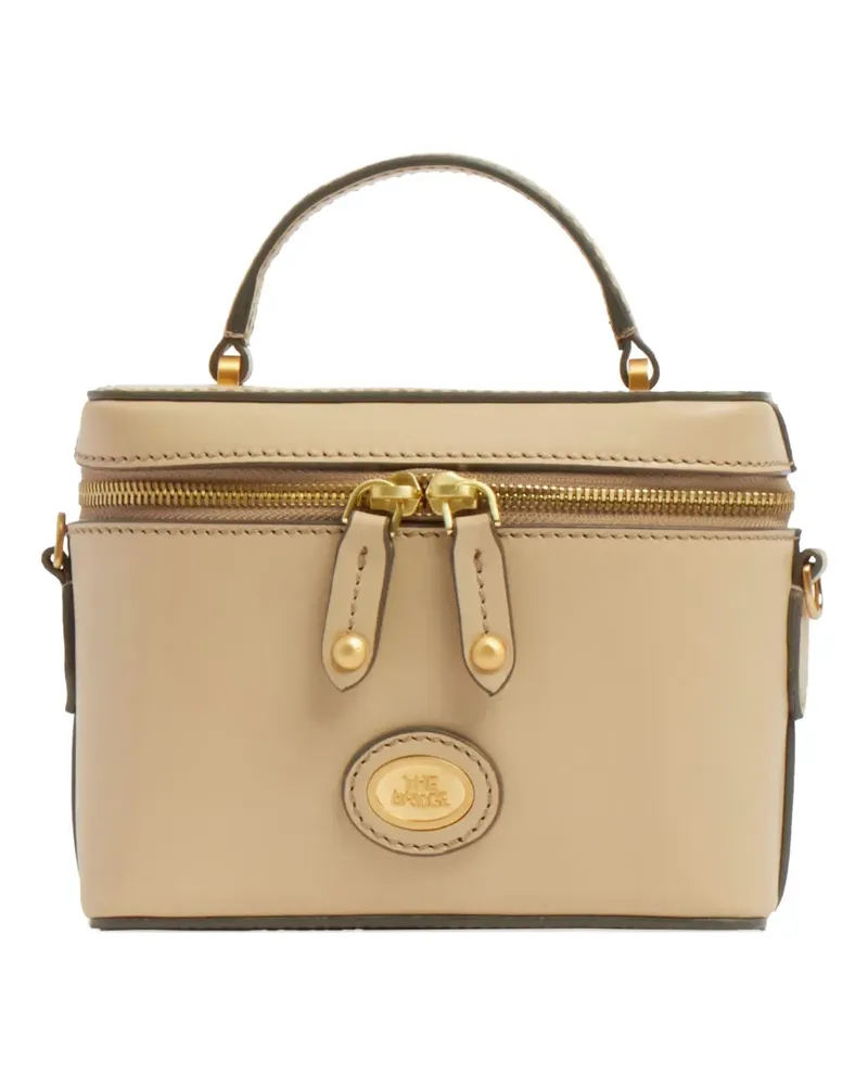 The Bridge leather tote bag - Nude Nude