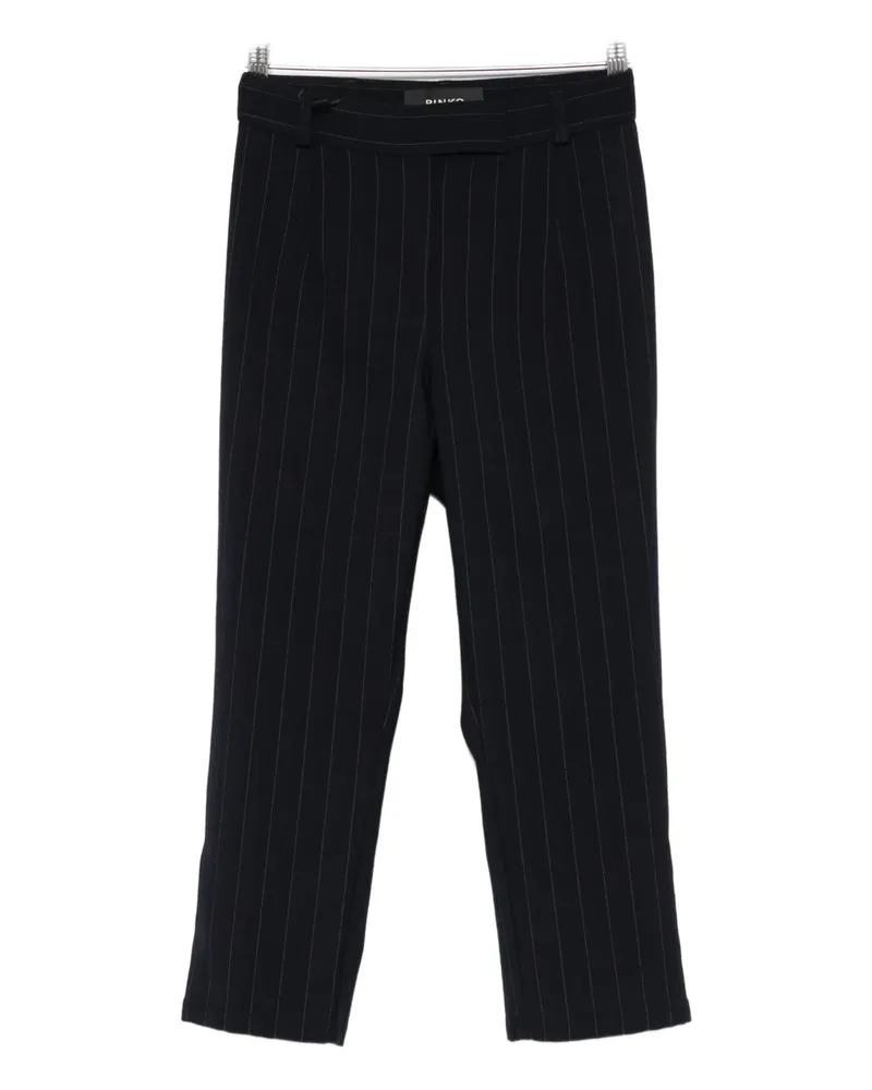 Pinko pinstripe trousers - Schwarz Schwarz