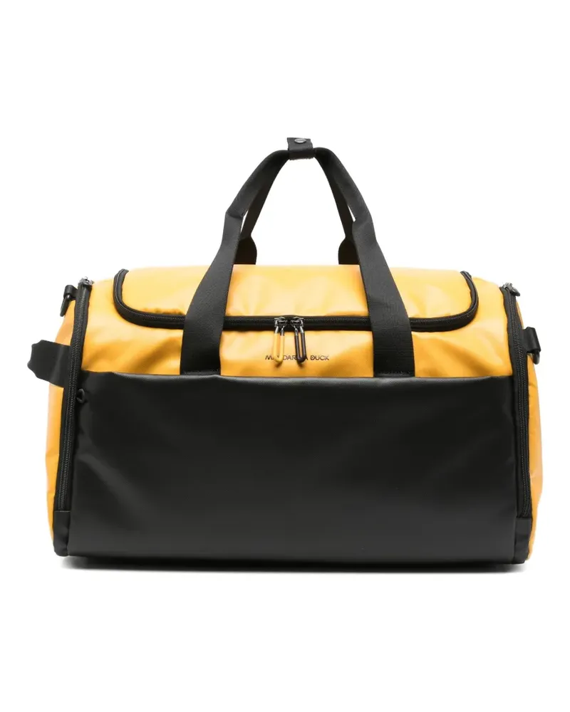 Mandarina Duck colour-block zipped duffle bag - Gelb Gelb