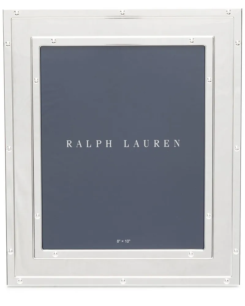 Ralph Lauren Home Bleeker Fotorahmen 8cm x 10cm Silber