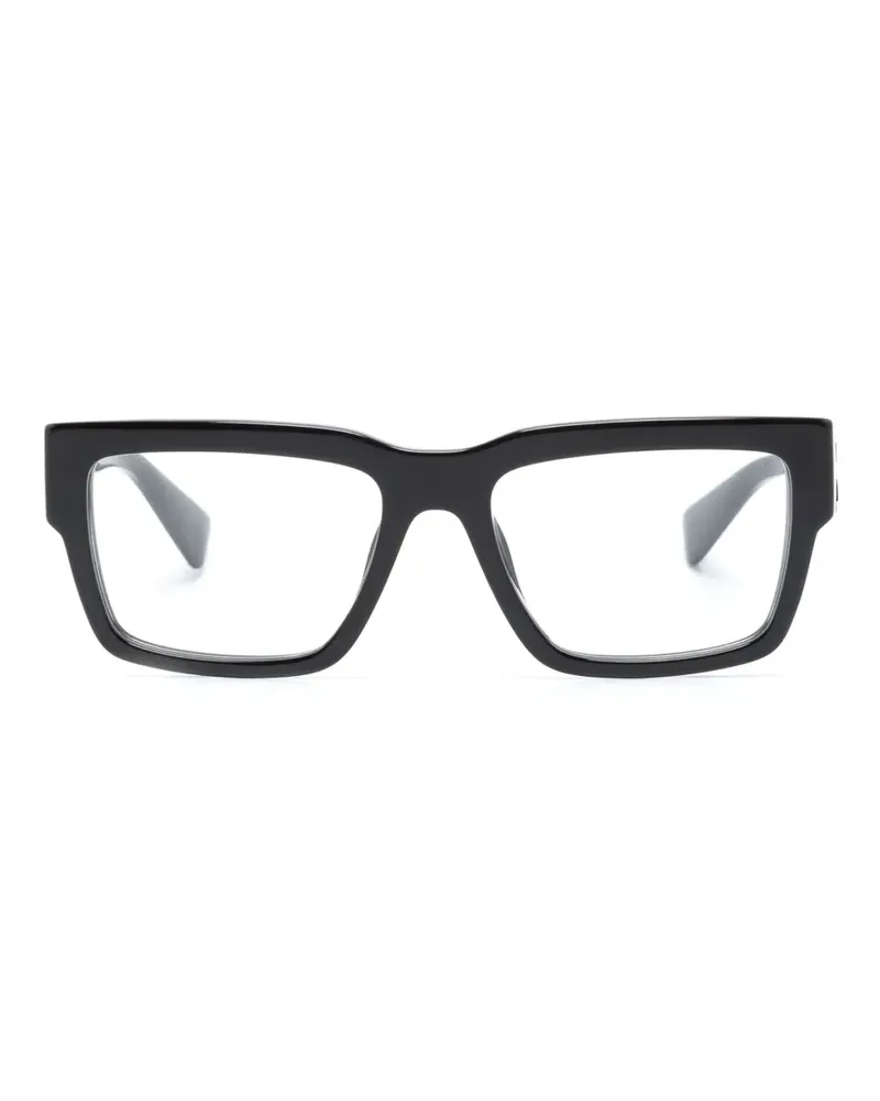 Miu Miu Eckige Brille - Schwarz Schwarz