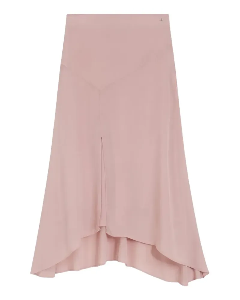 HUGO BOSS Midirock aus Crêpe de Chine - Rosa Rosa