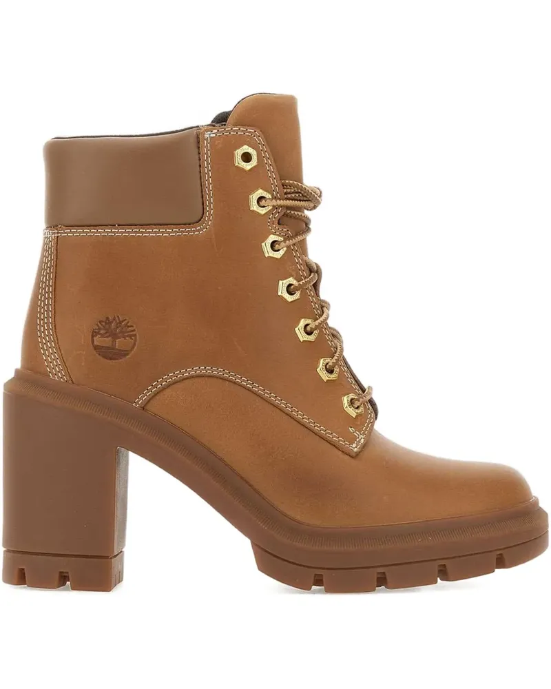 Timberland Schnürstiefel mit Blockabsatz - Braun Braun