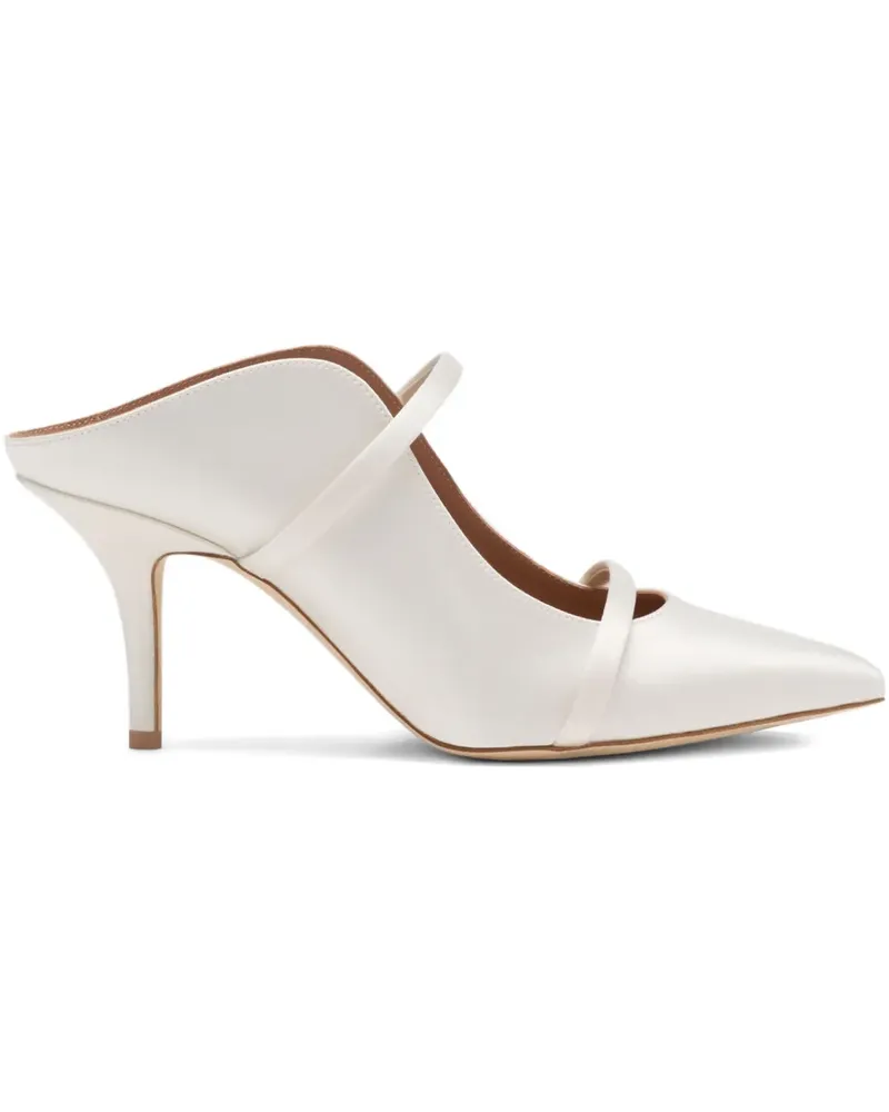 Malone Souliers Maureen Mules 70mm - Weiß Weiß