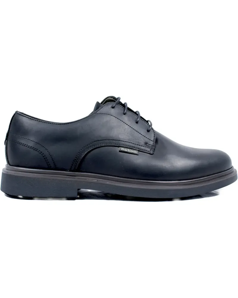 Barbour lace-up leather derby shoes - Schwarz Schwarz