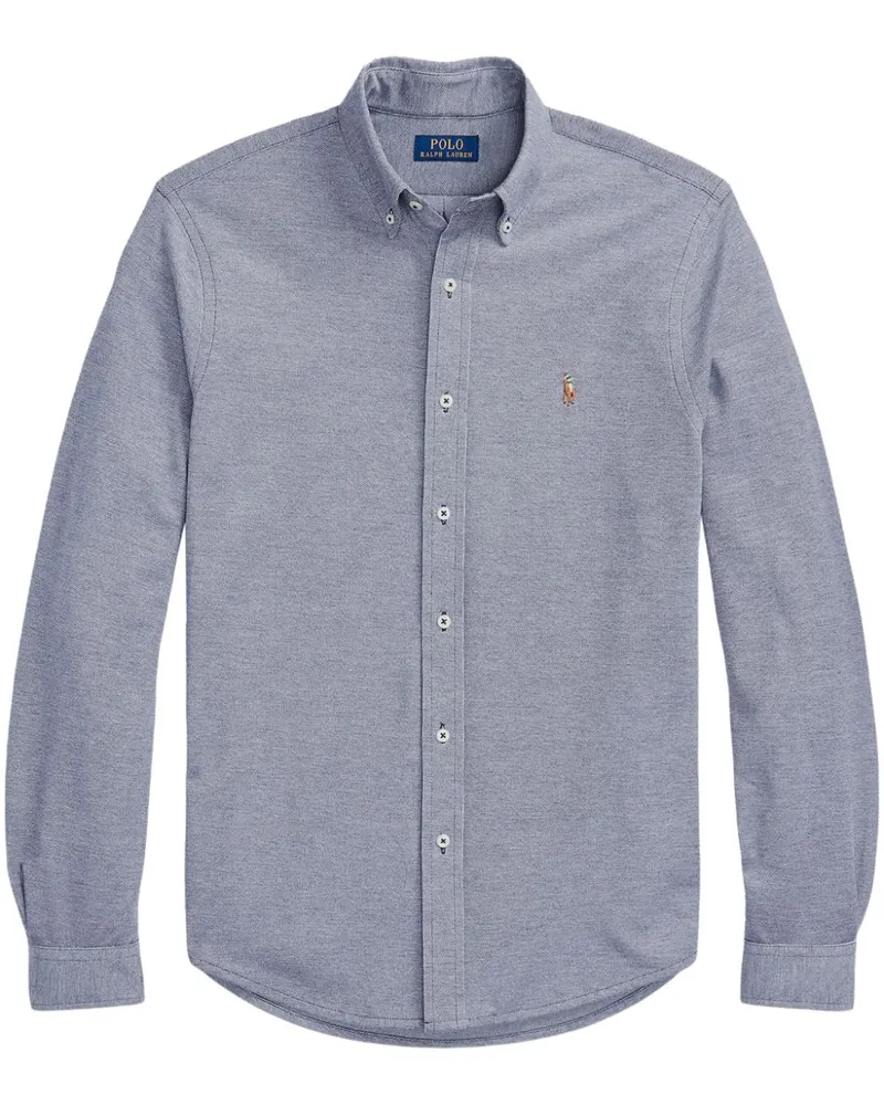 Ralph Lauren Hemd mit Polo Pony-Stickerei - Blau Blau