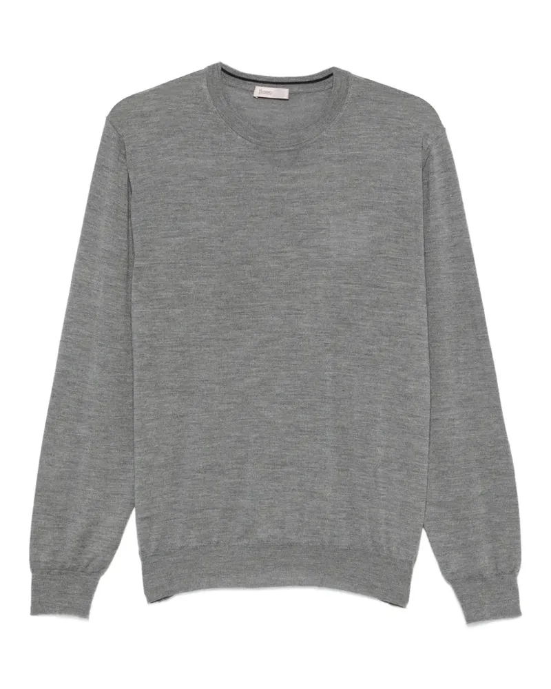 Herno Pullover mit Rundhalsausschnitt - Grau Grau