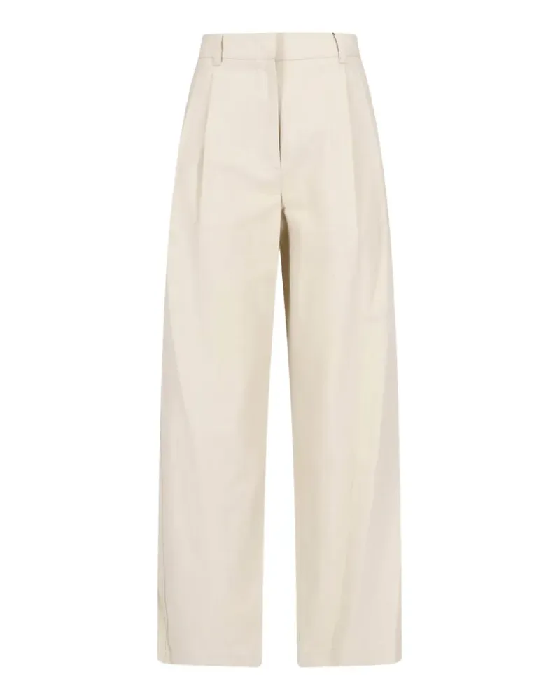 Dunst pleated wide-leg trousers - Nude Nude