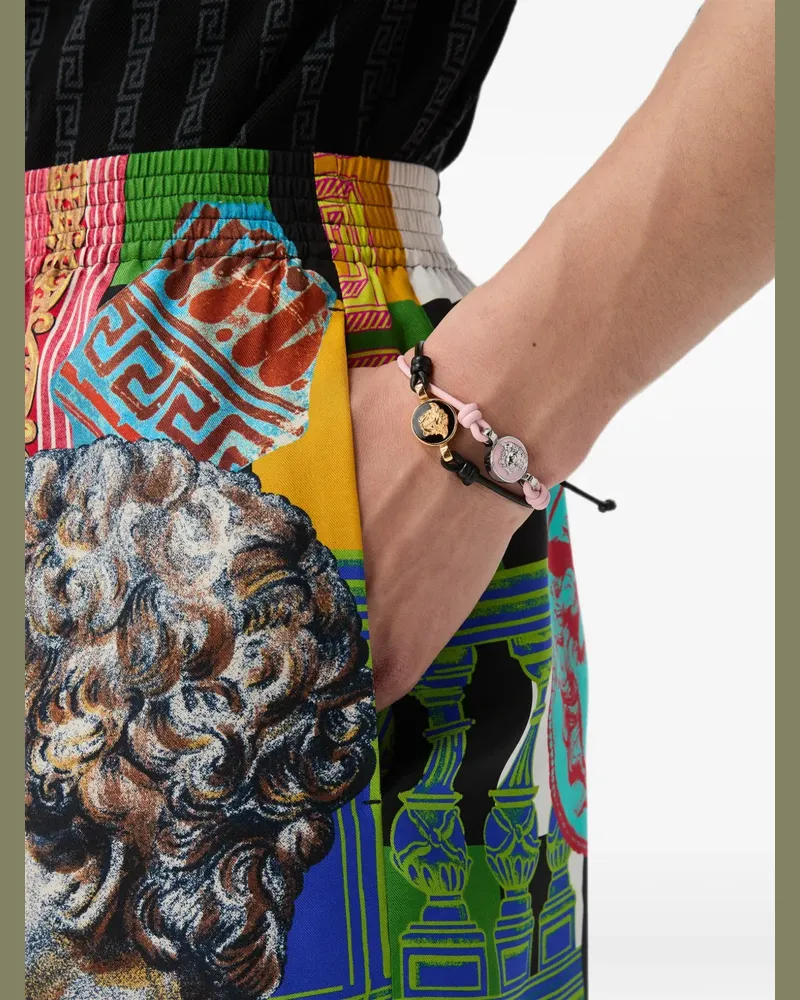 Versace Medusa Lederarmband - Silber Silber
