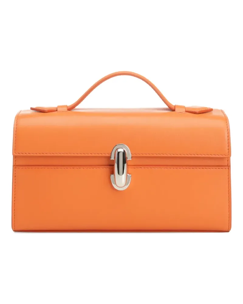 SAVETTE Klassische Clutch - Orange Orange