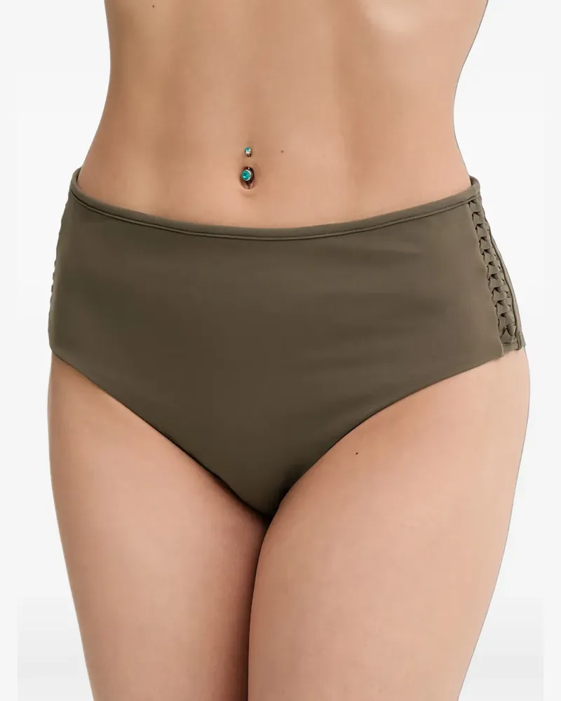 Chantelle Serenita Bikinishorts mit hohem Bund - Grün Grün