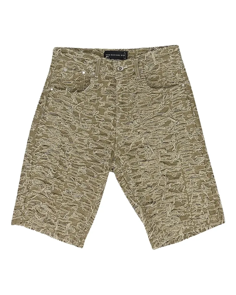 WHO DECIDES WAR Husk Shorts - Nude Nude
