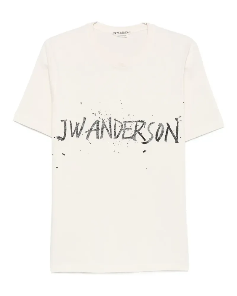 J.W.Anderson logo-print T-shirt - Nude Nude
