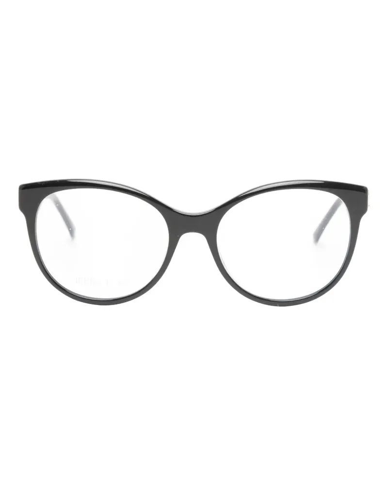 Jimmy Choo logo-embellished cat-eye glasses - Schwarz Schwarz