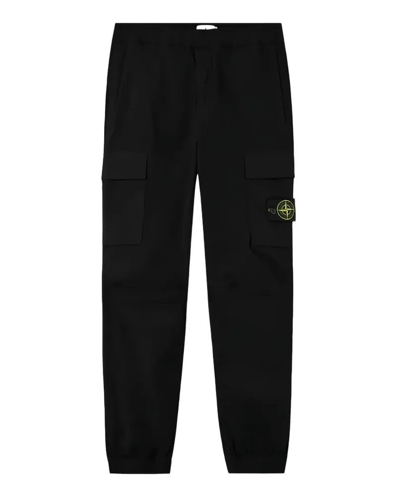 Stone Island 3100031 stretch organic-cotton twill - Schwarz Schwarz