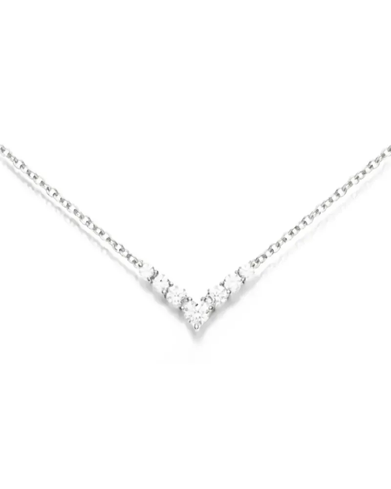 Melissa Kaye Aria Halskette mit Diamanten - Silber Silber