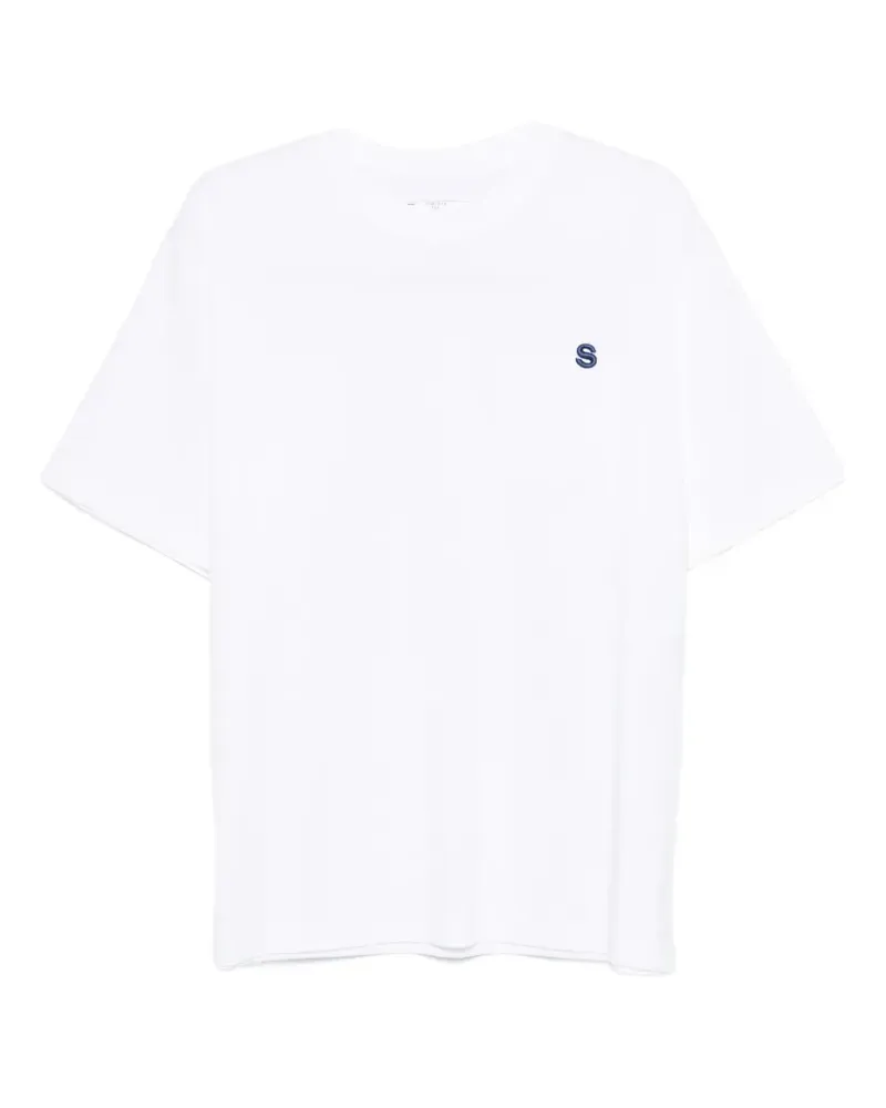 Sacai logo T-shirt - Weiß Weiß