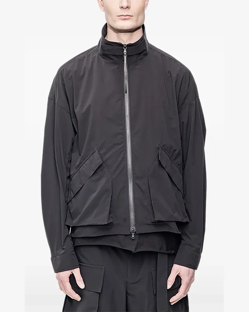 The Viridi-anne Jacke mit Reißverschluss - Schwarz Schwarz