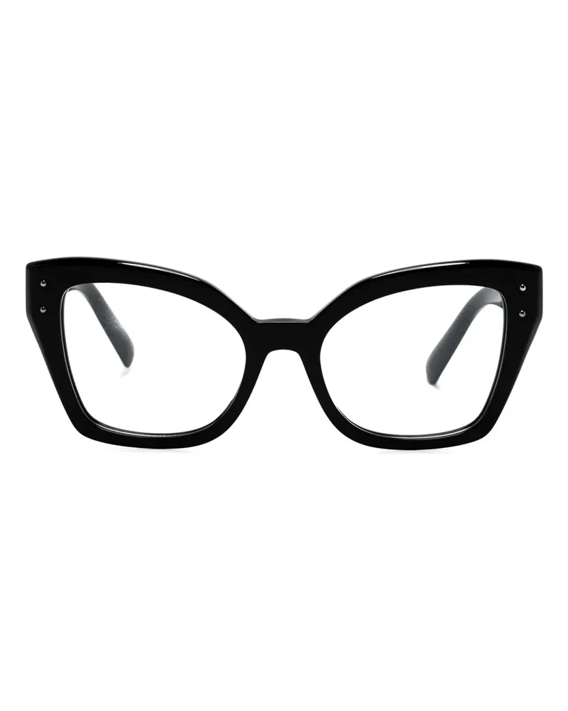 Dolce & Gabbana Brille im Butterfly-Design - Schwarz Schwarz