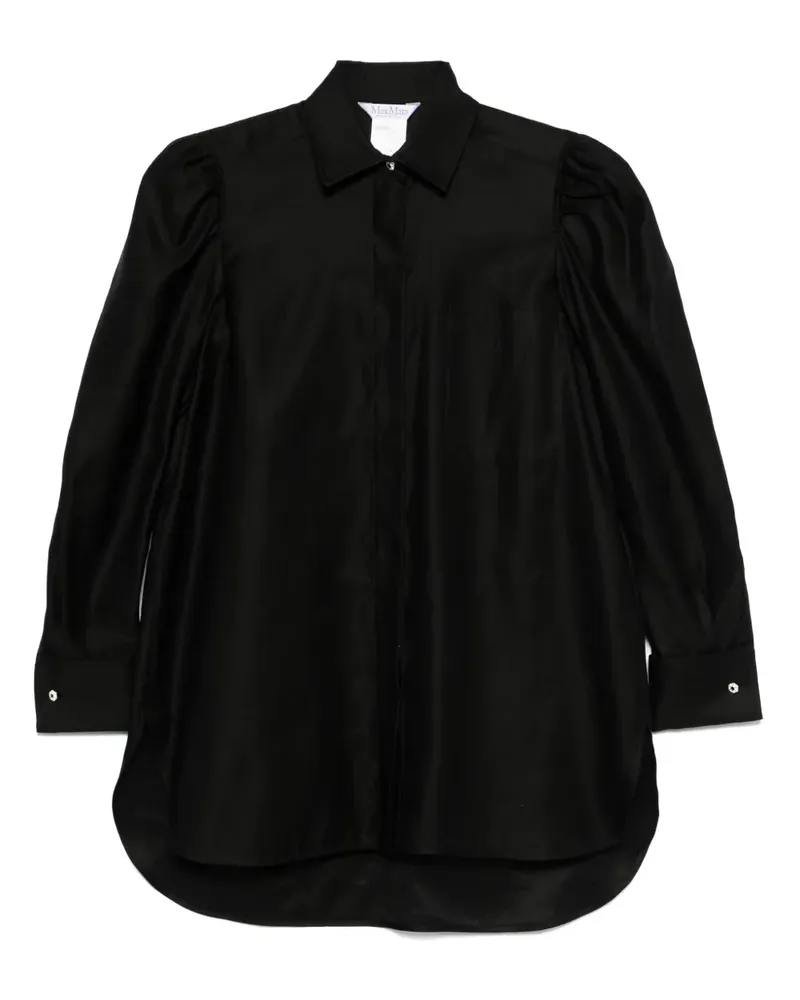Max Mara Klassisches Hemd - Schwarz Schwarz