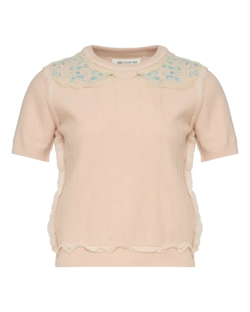 Maison Margiela Klassisches T-Shirt - Nude Nude
