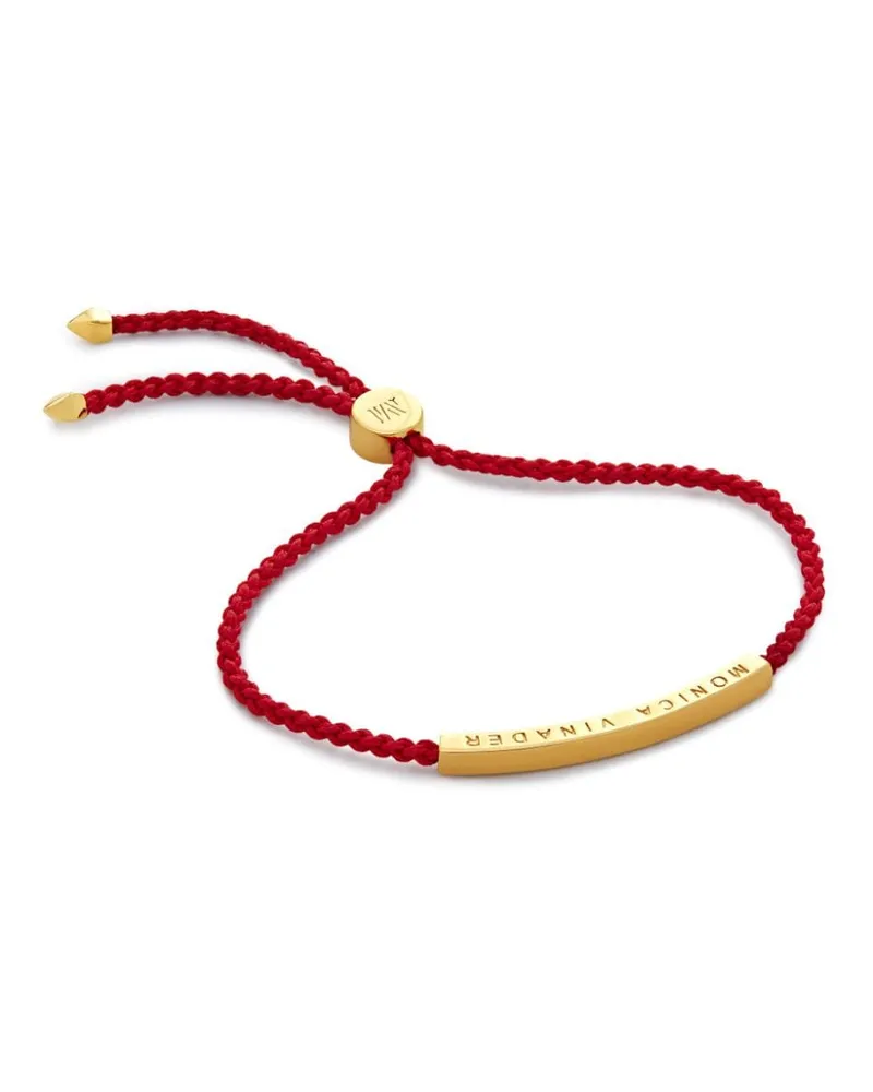Monica Vinader Linear Mini Freundschaftsarmband - Gold Gold