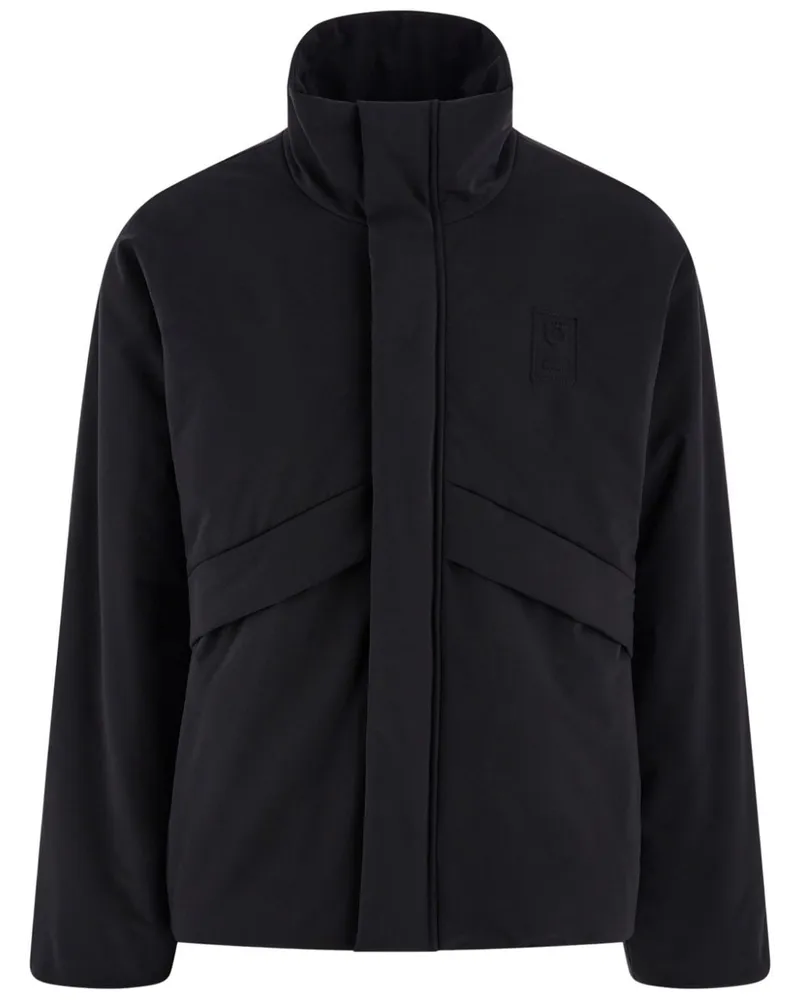 Ferragamo Jacke mit Kontrasteinsatz - Schwarz Schwarz