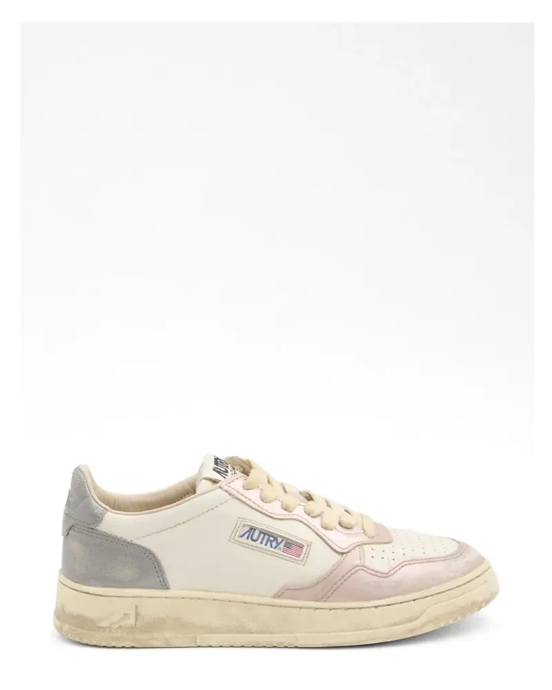 AUTRY low top lace-up sneakers - Nude Nude