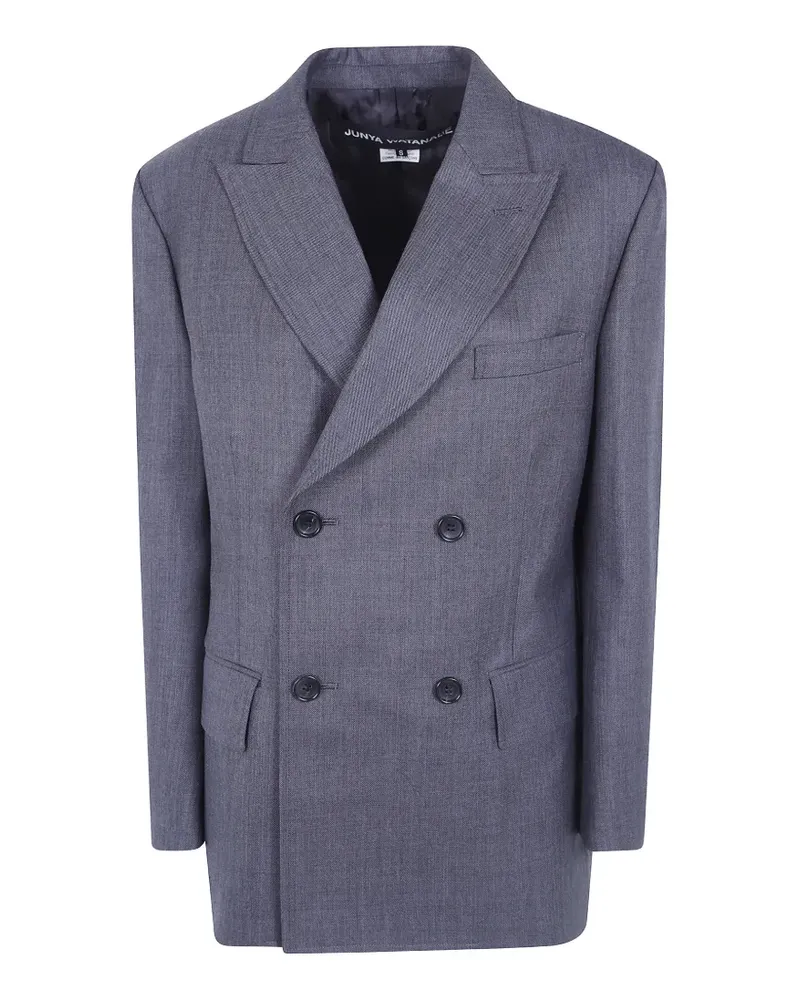 Junya Watanabe double-breasted wool blazer - Grau Grau
