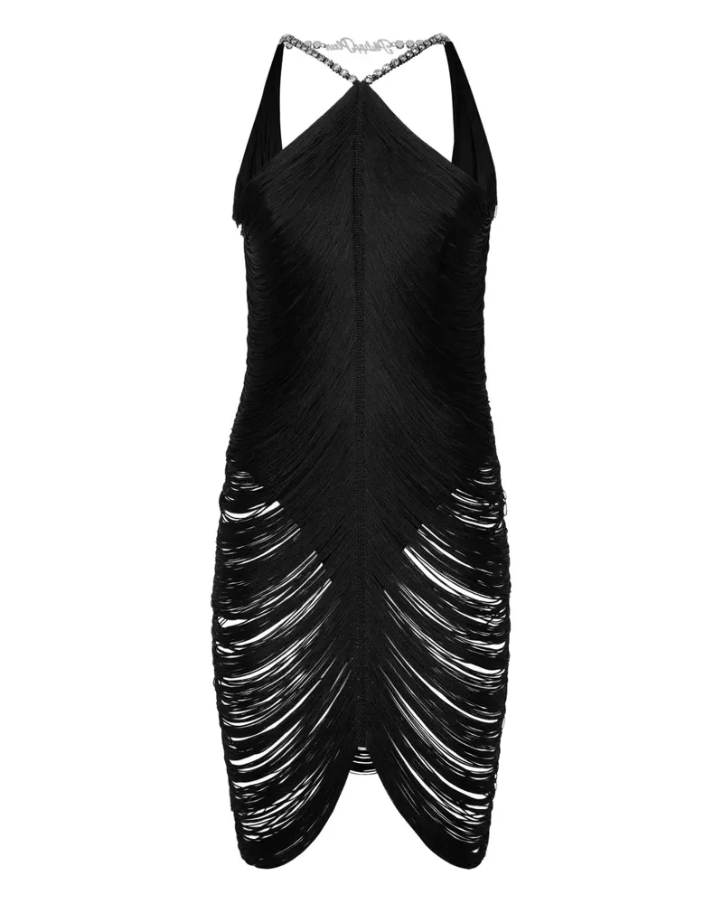 Philipp Plein Fragnes Minikleid - Schwarz Schwarz