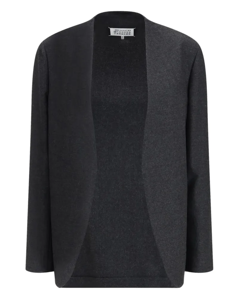 Maison Margiela open-front wool jacket - Grau Grau