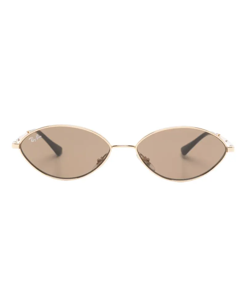 Ray Ban Kai geometric-frame sunglasses - Gold Gold