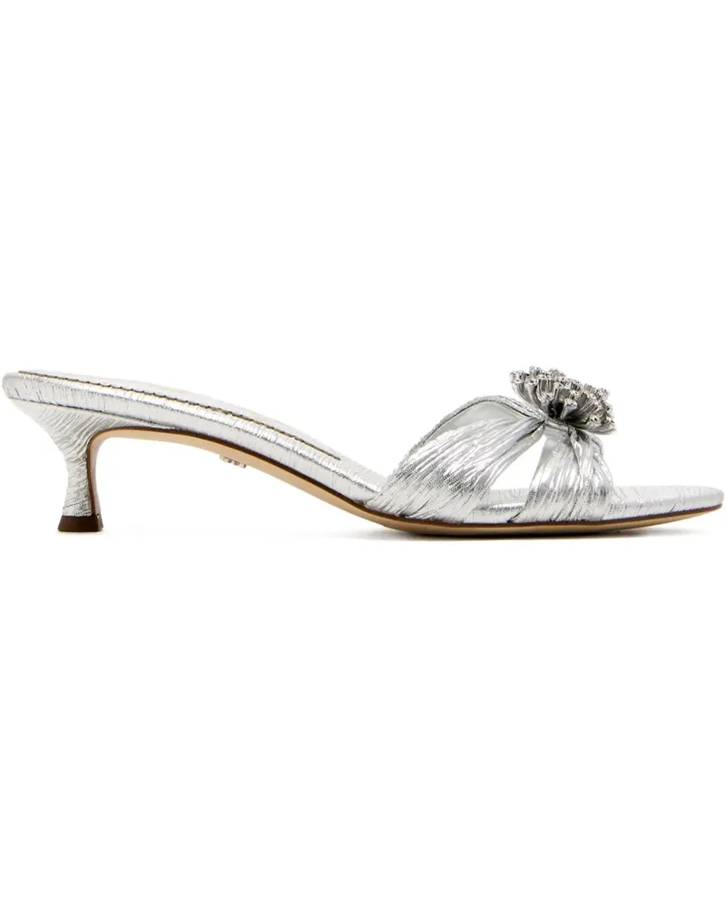 Sam Edelman CIndie Sandalen mit Kristallen 45mm - Grau Grau