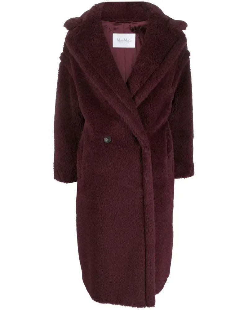 Max Mara Doppelreihiger Mantel - Violett Violett