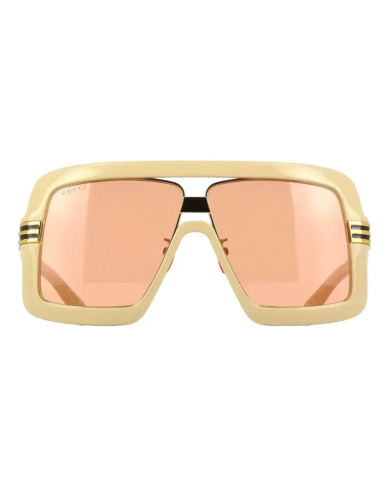 Gucci pilot-frame sunglasses - Nude Nude