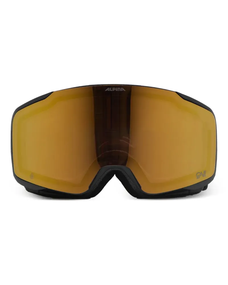 Alpina Watches Klassische Skibrille - Schwarz Schwarz