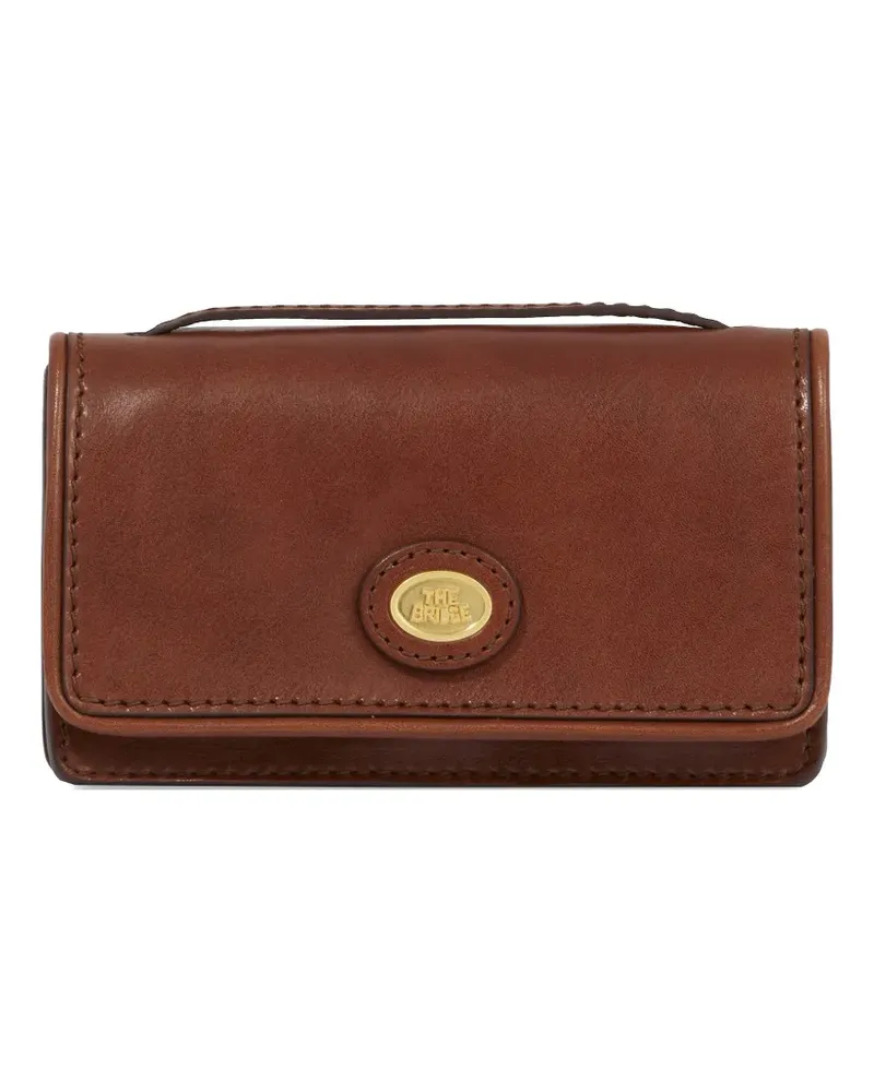 The Bridge Mini-Tasche mit Logo-Schild - Braun Braun