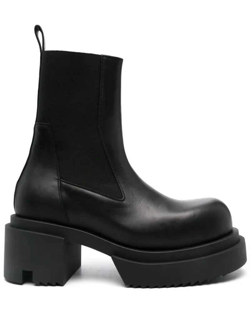 Rick Owens Beatle Bogun Stiefel 85mm - Schwarz Schwarz